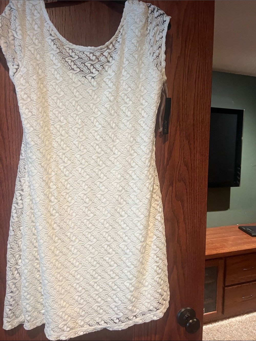 Kohl's White Lace Mini Dress